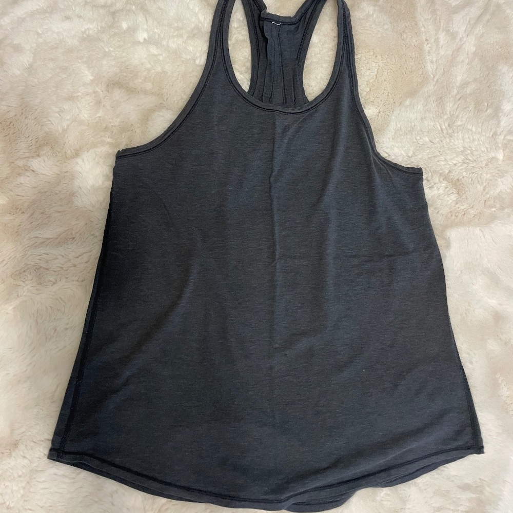 Lululemon charcoal racerback tank